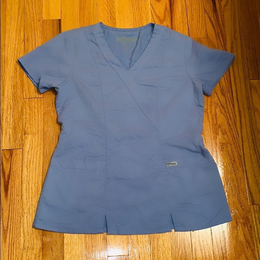 GREY’S ANATOMY Blue Scrub Top + Pant Set